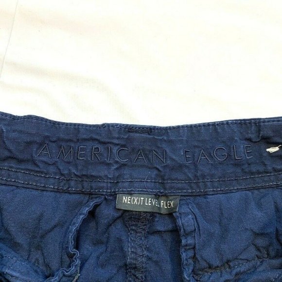 American Eagle Next Level Flex Cargo Shorts Mens 30 Classic Ripstop Adjustable - Picture 4 of 10